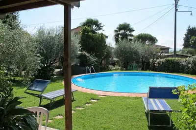 Image de Merveilleuse maison de vacances avec Wifi, climatisation, piscine privée, Tv, patio et parking
