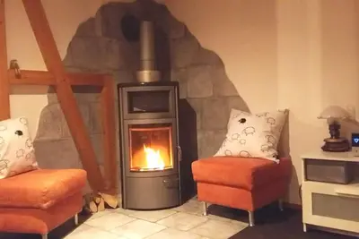 Image de Appartement confortable (92m2) avec cheminée et balcon