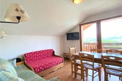 Image de Appartement 6 pers, balcon sud-ouest, local ski, parking gratuit, animaux admis