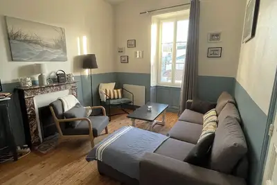 A 200m de la plage, au cœur des Sables, appartement de 3 chambres pour 6 pers