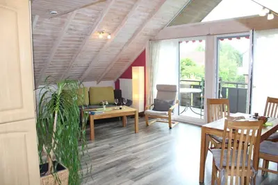 Image de Appartement confortable et calme (55m2) avec une grande loggia