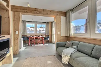 Image de Magnifique appartement rénové avec balcon et Wifi à Plagne Centre
