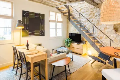 Image de Bohemian chic Duplex in the heart of Saint Germain