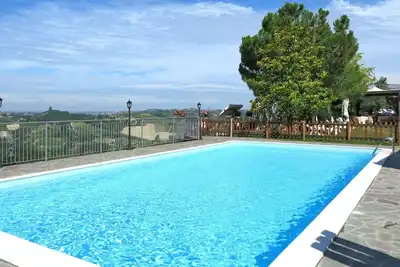 Image de Joli appartement avec Wifi, climatisation, piscine, Tv, terrasse, animaux admis, vue panoramique