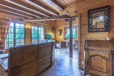 Image de Chalet 8 pers, proche pistes, 3***, balcon, cheminée