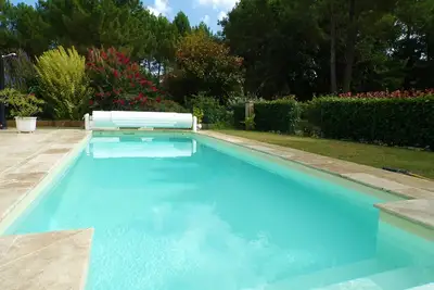 Image de Villa 130m² avec piscine chauffée au calme proche plage et centre Moliets