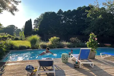 Image de Beachouse avec un cadre de pâturage agricole