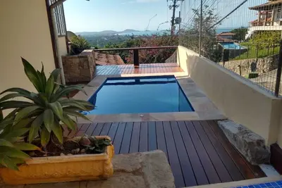 Image de Geribá Casa 4 Qtos, piscine, barbecue avec vue spectaculaire à 5 min de la plage