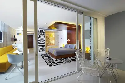 Image de 1 Grand Studio avec balcon et cocktail Sunset gratuit.