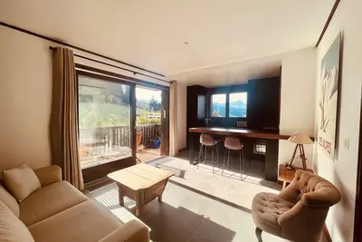 Appartement en face des pistes avec deux chambres