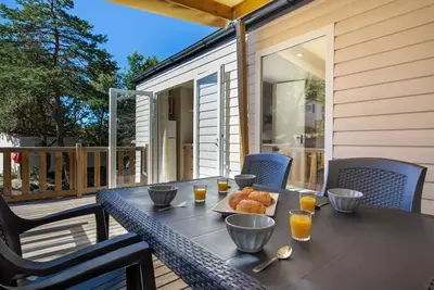 Image de Mobilhome Raimu 28 m² - climatisé- 2 chambres - Terrasse 15m² 5 personnes