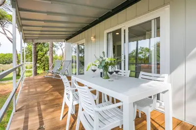 Image de Bel appartement dans une maison de vacances avec piscine, climatisation, Wifi, Tv, terrasse, parking