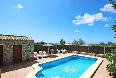 Image de Magnifique maison de vacances privée avec Wifi, piscine privée, climatisation, Tv, patio, parking