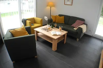 Maison de vacances dans le Seepark Nordhorn avec sauna, bain à remous et cheminée