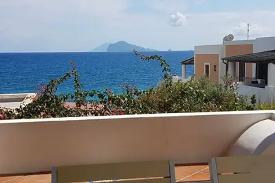 Image de Casa Punta Legno Nero, Trivani avec terrasse panoramique-