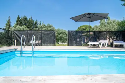 Image de Maison de vacances privée avec piscine privée, Wifi, Tv, terrasse, vue panoramique, parking