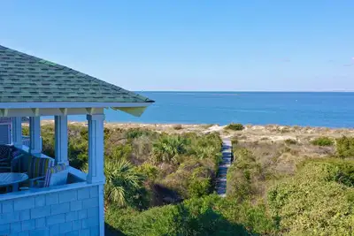 Image de Nouvelle location, maison en bord de mer, Bhi & Shoals Club, golf, près de la marina, vues fantastiques sur l'océan et les couchers de soleil
