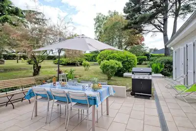 Image de Merveilleuse maison de vacances privée avec Wifi, Tv, terrasse, animaux admis et parking