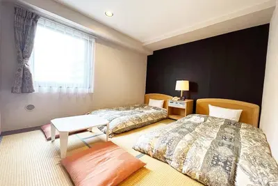 Image de A Japanesestyle twin nonsmoking room with a plan / Kisarazu Chiba