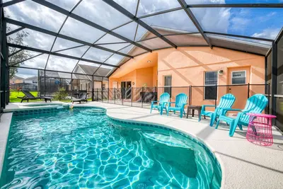 Image de 2 très grands lits à 5 km de Disney 4 chambres, piscine privée à 5 km de Wdw 45