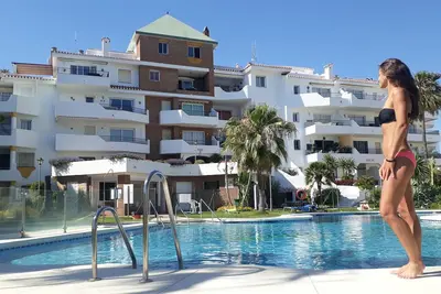 Image de Appartement (85m2) à Riviera del Sol, Seaview avec Gibraltar et Sunset