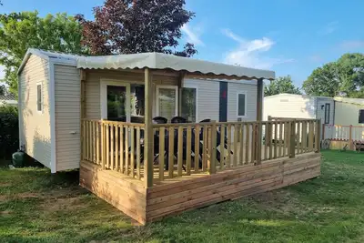 Image de Mobile home Lodge near Pénestin- Camping Les Rives de Vilaine**