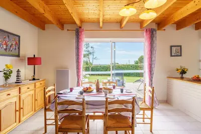 Image de Merveilleuse maison de vacances privée pour 6 personnes avec Tv, terrasse, animaux admis et parking