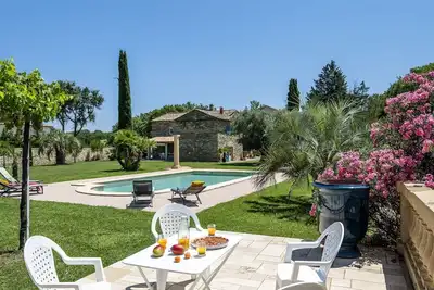 Image de Merveilleuse maison de vacances privée avec Wifi, climatisation, piscine, Tv, patio et parking