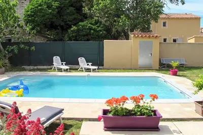 Image de Maison de vacances privée avec piscine privée, Wifi, climatisation, Tv, terrasse, parking
