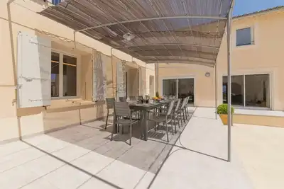 Image de Belle maison de vacances privée avec piscine privée, climatisation, Wifi, Tv, terrasse et parking