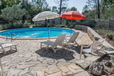Image de Maison de vacances privée avec Wifi, piscine privée, Tv, terrasse, animaux admis, parking