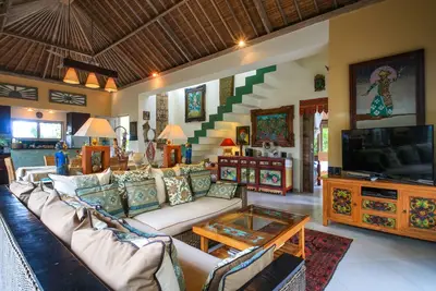 Image de Villa artistique dans les rizières d'Ubud