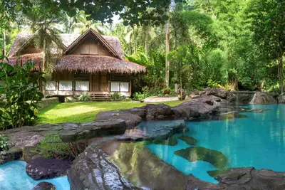 Image de Jungle House: Riverside Retreat avec piscines naturelles