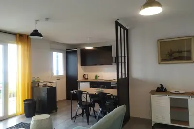 Très bel appartement avec  vue mer