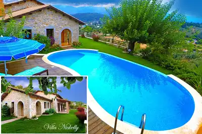 Villa Nickelly, villa de luxe en pierre: la maison de vacances idéale