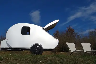 Image de Mini Caravane Vintage Teardrop 2 Places