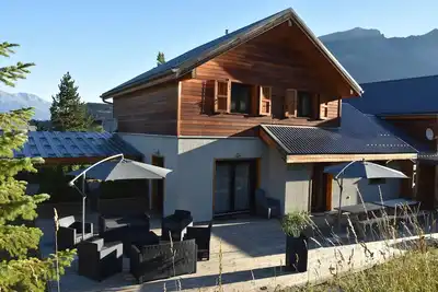 Image de Les Orres (05 Hautes Alpes) Chalet (12 personnes) avec terrasse Sud