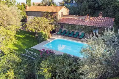 Image de Maison de vacances privée avec Wifi, piscine privée, climatisation, Tv, patio, vue panoramique