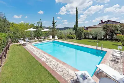 Image de Maison de vacances privée avec piscine privée, climatisation, Wifi, Tv, patio, vue panoramique