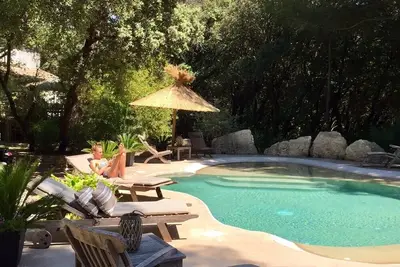 Image de Un petit paradis! Villa de charme, piscine avec plage aménagée, nature