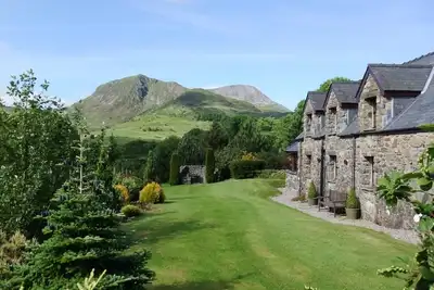 Authentique chalet gallois dans le sud de Snowdonia avec une vue magnifique, un grand jardin