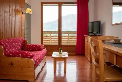 Image de 2 Pièces 4 Pers. , Ski, Cuisine Équipée, Animaux Permis, Parking