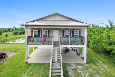 Image de Cottage en bord de mer avec piscine parfait pour les familles
