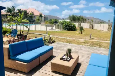 Image de Bo-Aime, appartement 1 chambre sur la plage et piscine.