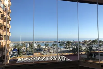 Image de Studio Las Palmeras avec vue sur la mer