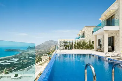 Image de Villa éblouissante pour 7 personnes avec vue sur la plage de Phalasarna