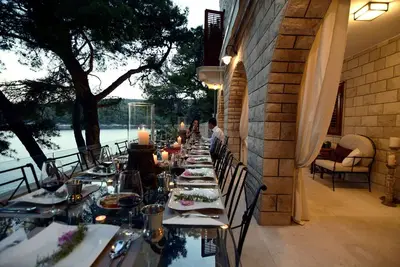 Image de Spectacular Beachfront Brac Villa | 6 Bedrooms | Villa Selca Violet | Magnificent Views of The Adriatic Sea & Heated Pool | Selca
