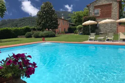 Image de Belle maison de vacances privée avec piscine privée, climatisation, Wifi, Tv, terrasse, parking