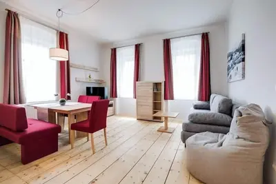 Image de Des vacances détendues dans le centre historique de Mitterbach - Appartement de 60 m2 avec sommiers à ressorts