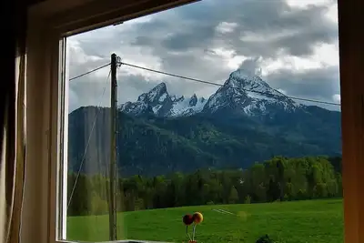 Image de N ° 1, appartement Watzmann pour 1-6 pers. , Environ 96 m², balcon, 2 chambres, séjour ouvert w. Cuisine, douche / Wc séparés